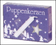 Small Pyramid Candles White--10Mm - 20 Per Box