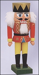 Kwo Small King Nutcracker - 7.5"