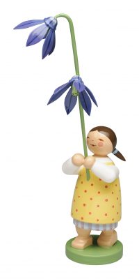 Girl with Scilla - 5.0" Total Height