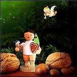 Napkins, Angel With Gingerbread - 20 Pc.