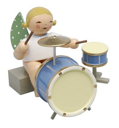 Angel With Two-Piece Percussion, Sitting - 2.0