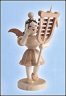 Pleated Skirt Angel With Bell Play - 3"