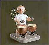 Angel With Two Kettledrums - 2.5"