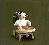 Angel With Zither Sitting - 2.0"