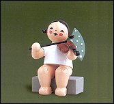 Angel With Viola Sitting - 2.0"