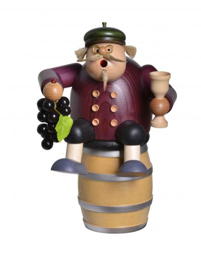 New Winemaker, Sitting on Barrel - 8.5", including Barrel