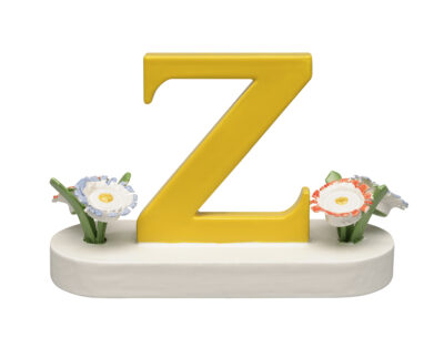 Letter Z, with Flowers - 1.25"