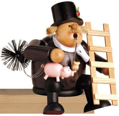 Lucky Chimney Sweep, Sitting - 6.3"