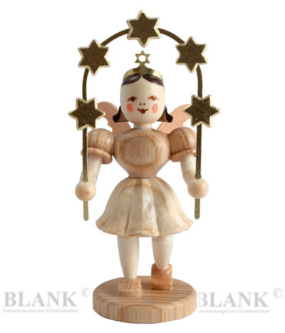 Pleated Skirt Angel with Ring of Stars