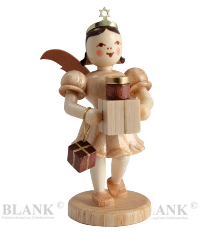 Pleated Skirt Angel with Packages