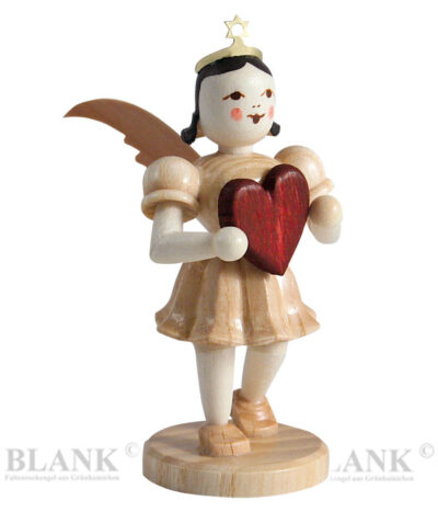 Pleated Skirt Angel with Heart