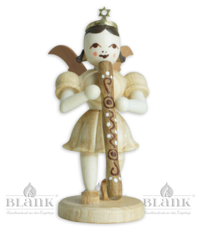 Pleated Skirt Angel with Didgeridoo