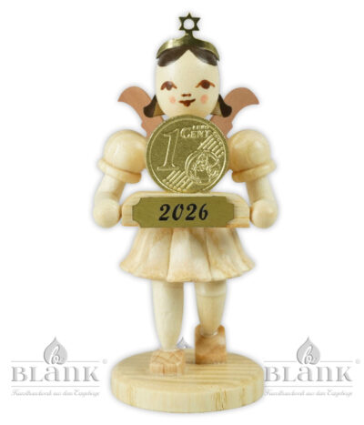 Pleated Skirt Angel with Special Lucky One-Cent Coin