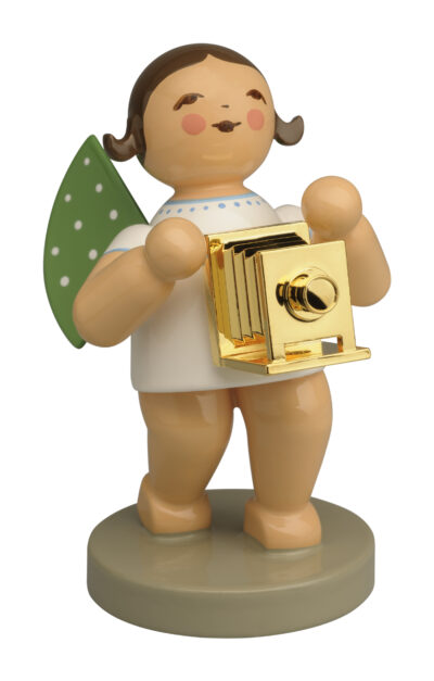 Gold Edition #19-Chronicler Angel with Camera-2.5 " (Specify Blonde or Brunette)