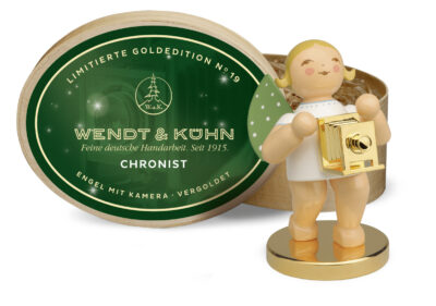 Limited Gold Edition #19 Chronicler Angel W/Camera -2.5" (Specify Blonde or Brunette)