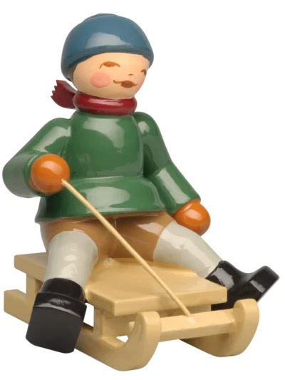 Boy on Sled - 2.0"